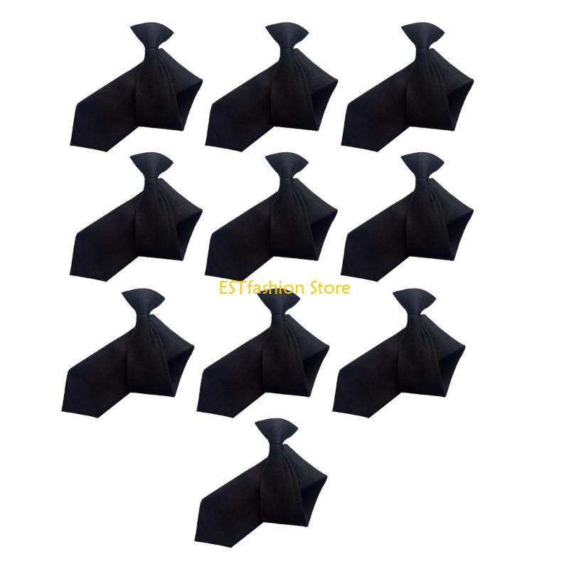Men'S Formal Wear Ties - Y5GC 10x PreTied Clip On Tie
