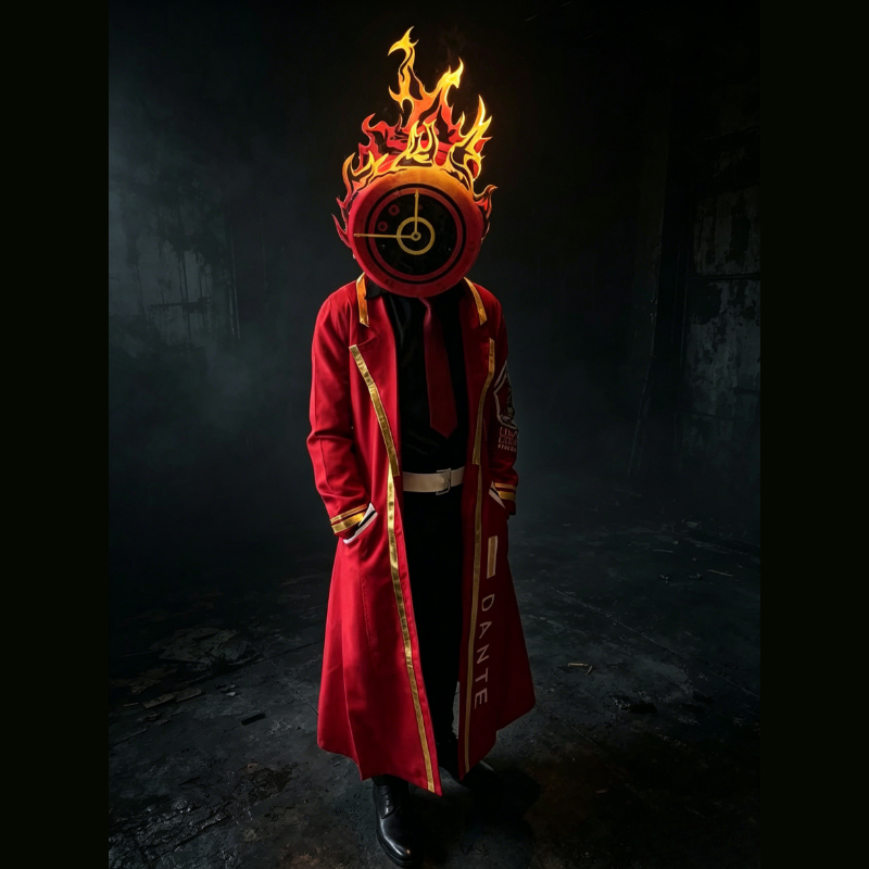 Men Formal Wear Coat - DMC 5 Dante Cosplay Costume Adult