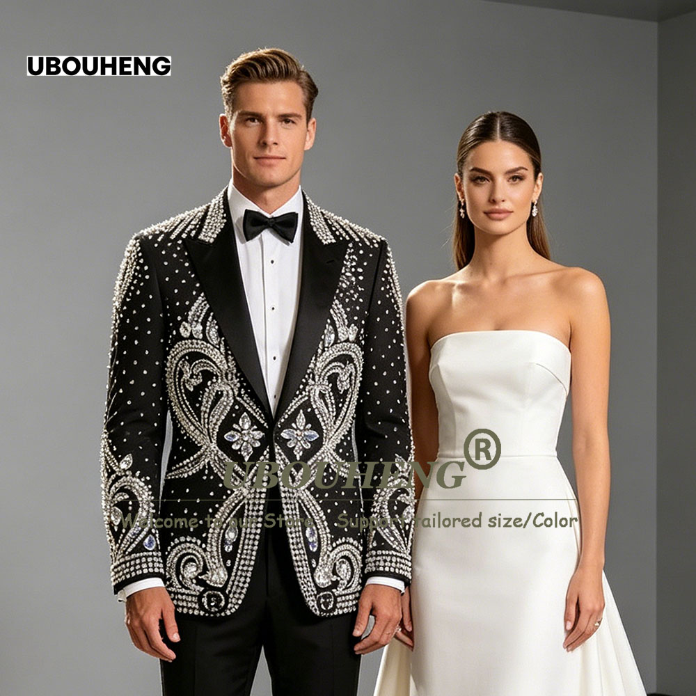 Men Formal Wear For Dinner - Exquisite Wedding Suit For Man Diamond