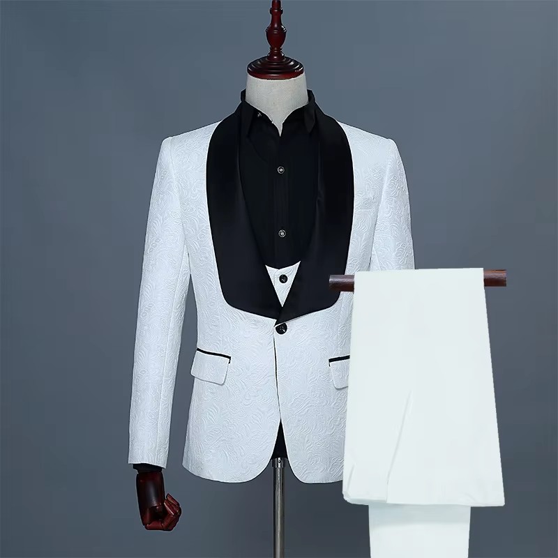 Men's Pink & White Slim Fit Th - Men Formal Wear Pink 评论和价格