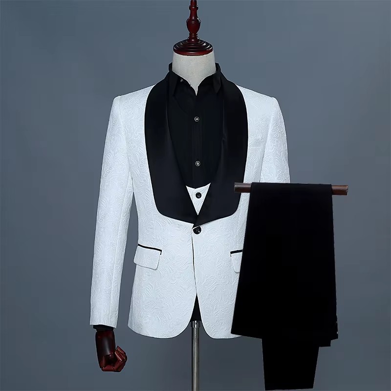 Men's Pink & White Slim Fit Th - Men Formal Wear Pink 评论和价格