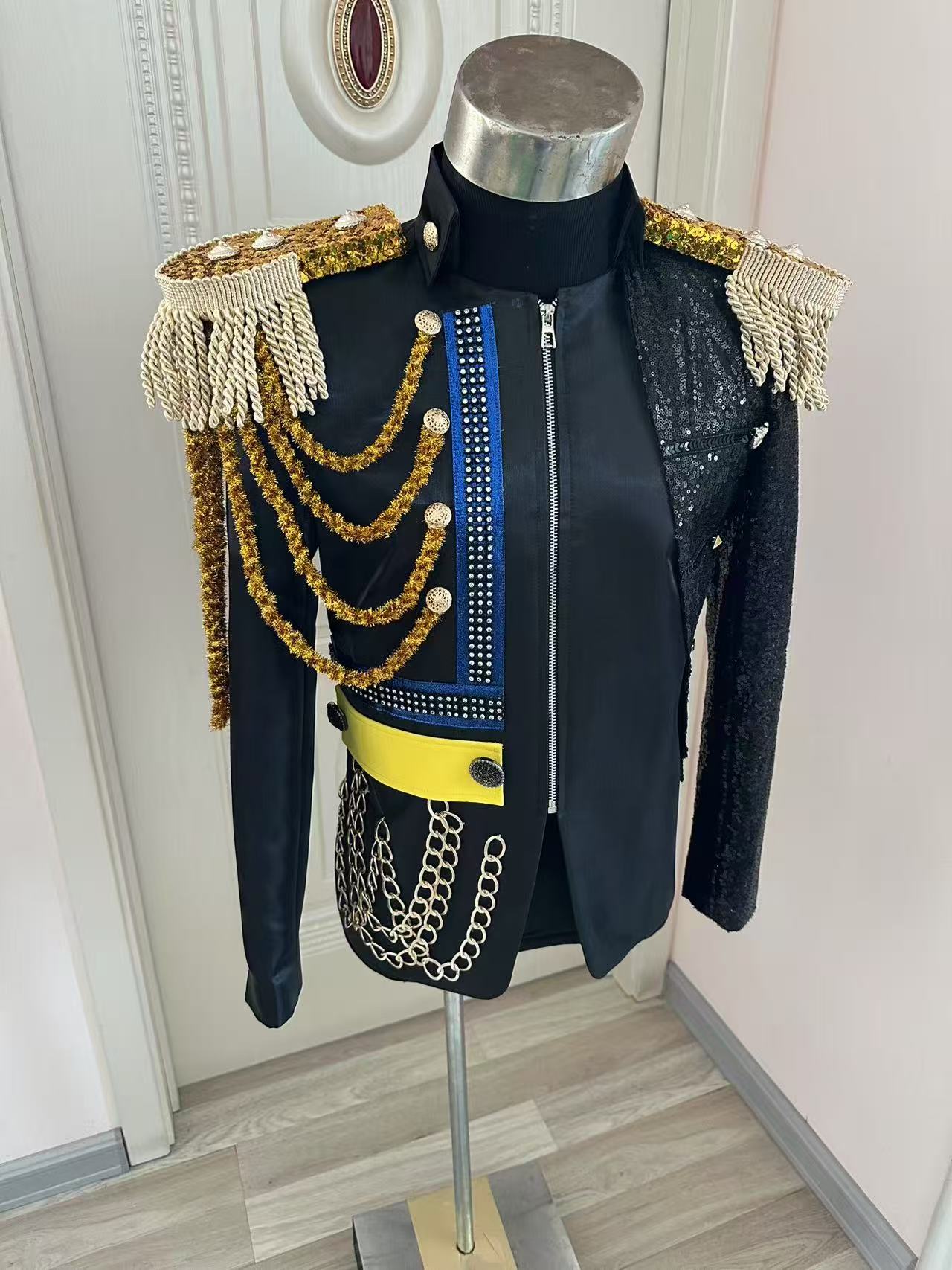 New Men Tassel Royal Jacket We - Men Formal Party Wear Dress 评论和价格