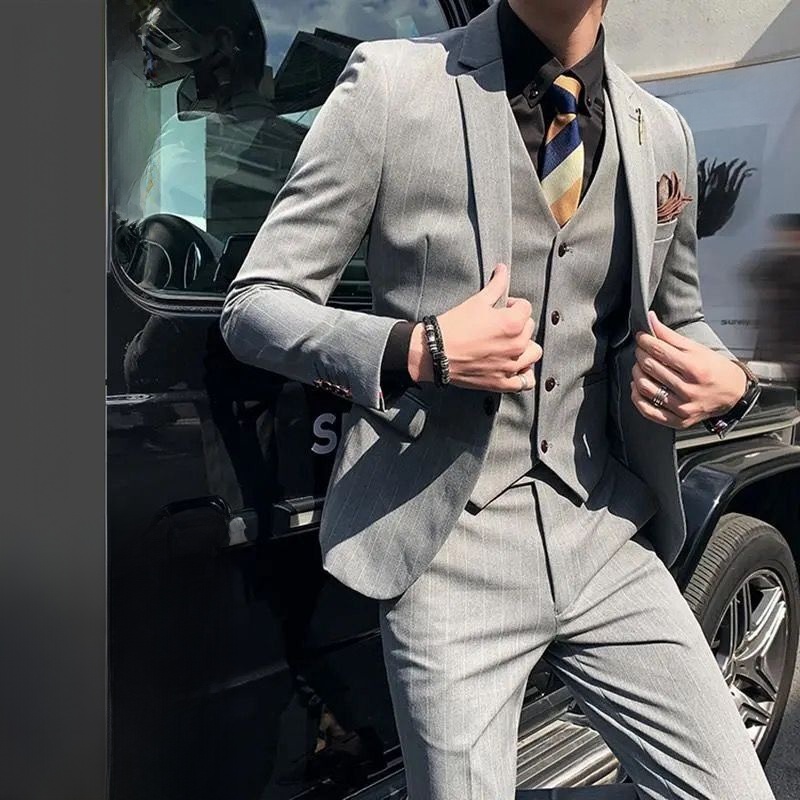 Slim Fit Tee Piece Suit Weddin - Men'S Urban Formal Wear 评论和价格
