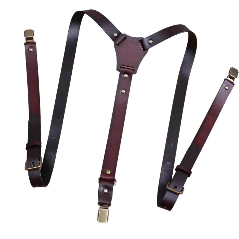 39BD Classical PU Leather Susp - Suspender Clip Formal 评论和价格