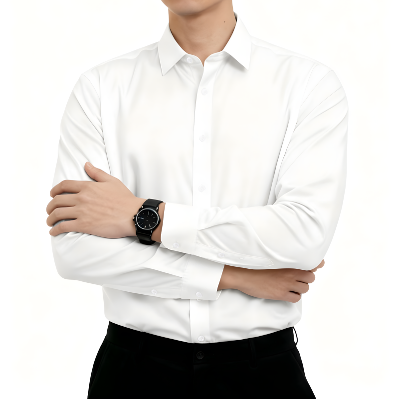 8XL Modal Long Sleeve Shirt fo - Men Formal Office Wear Shirts 评论和价格