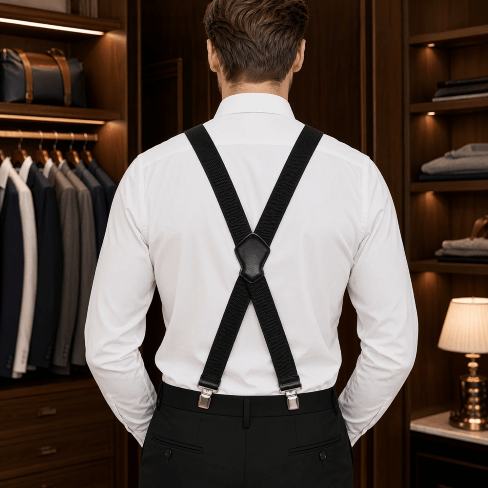 Elastic Heavy Duty Suspenders  - Suspender Clip Formal 评论和价格