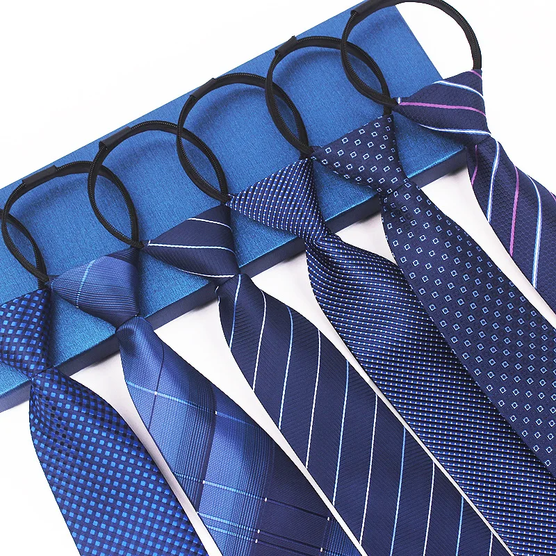 Men's Tie 8CM Zipper Ties 7cm  - Men'S Formal Wear Ties 评论和价格