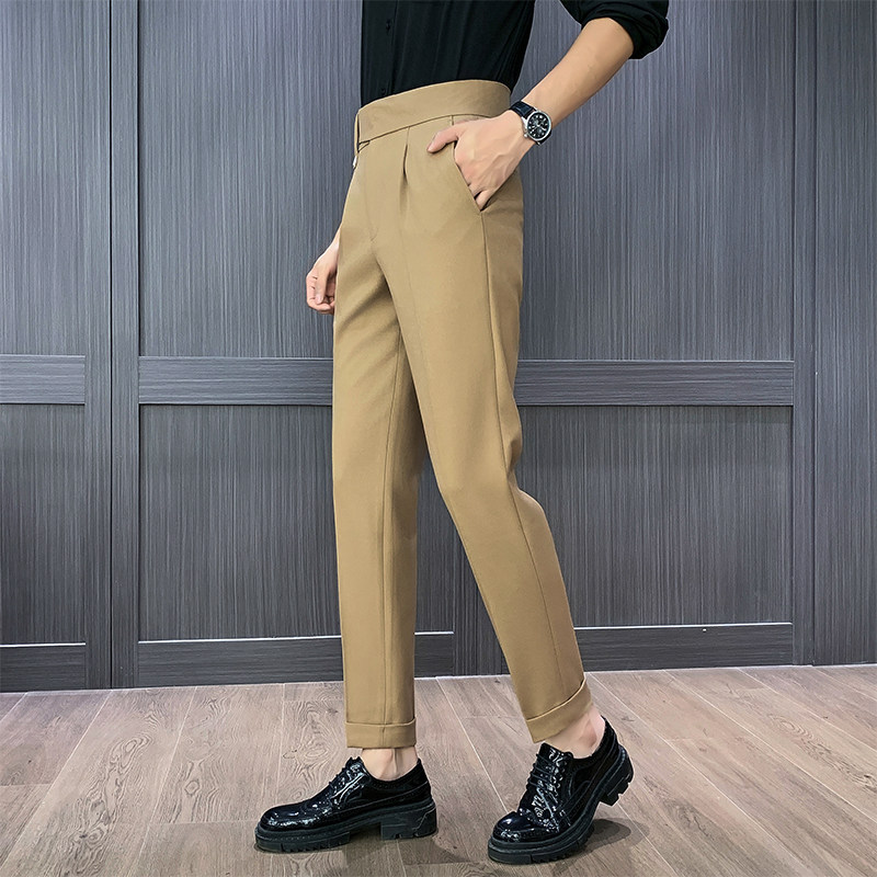 Naples High Waist Straight Pan - Men Formal Wear Top 评论和价格