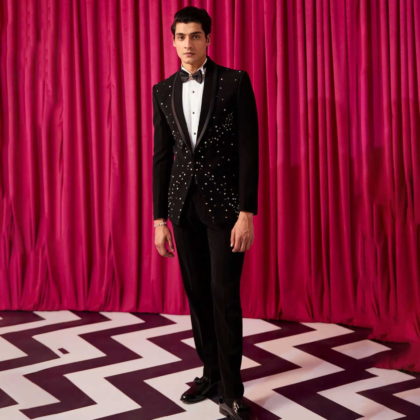 New Wedding Men's Suit Crystal - Men'S Formal Wear No Suit 评论和价格