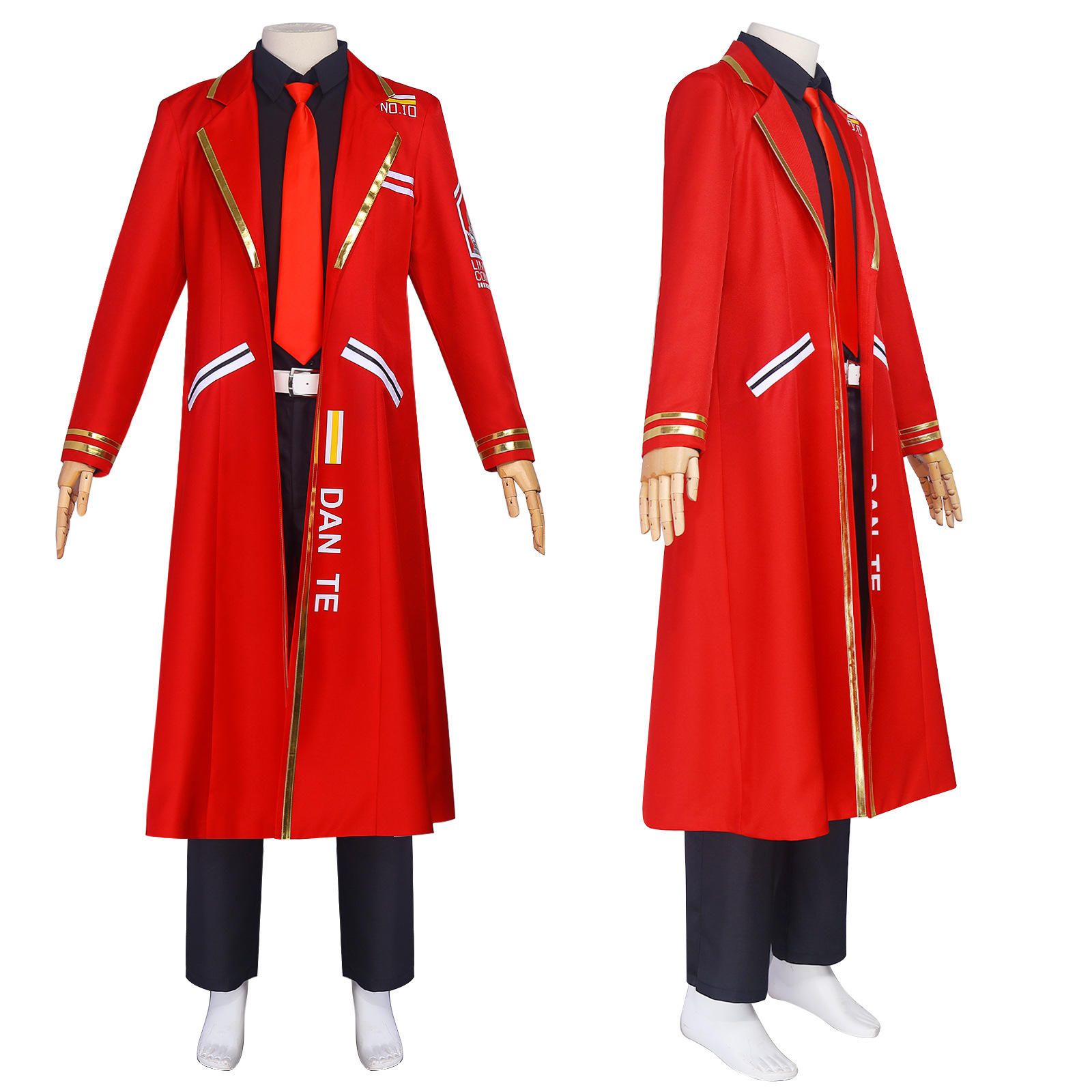 DMC 5 Dante Cosplay Costume Ad - Men Formal Wear Coat 评论和价格