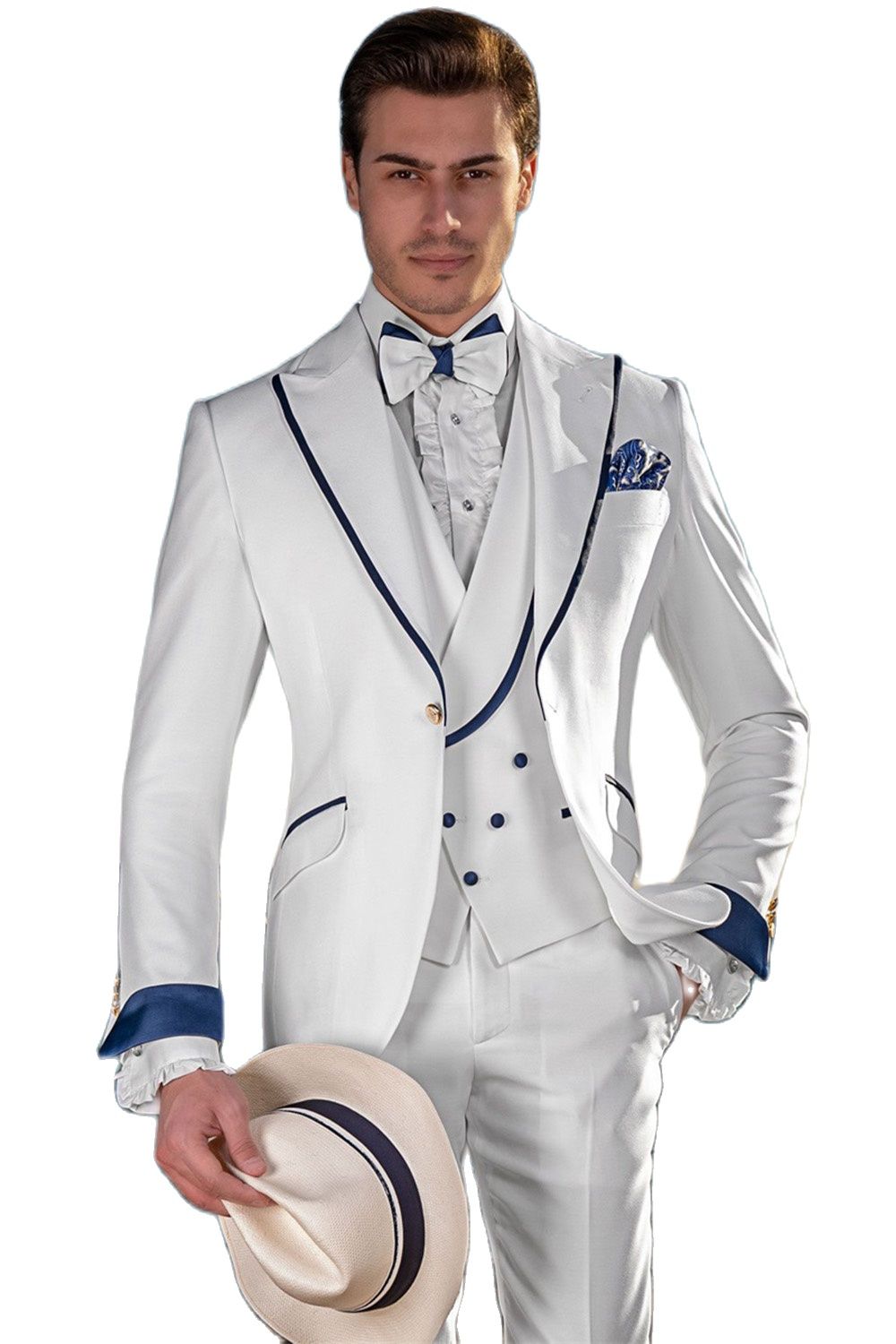 Custom Made White Men Suits We - Men Formal Party Wear Dress 评论和价格