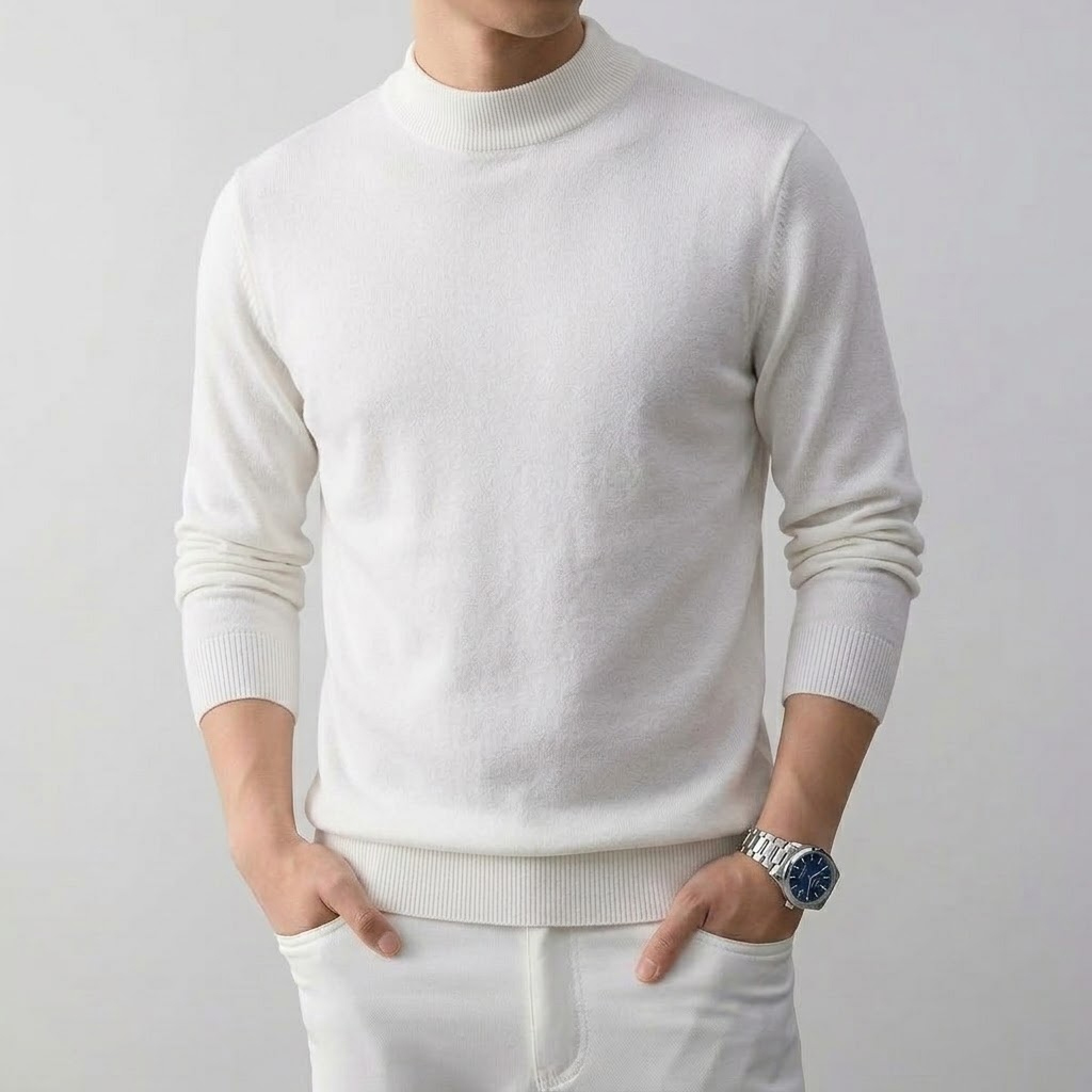 Men's Solid High Stretch Mock  - Men Formal Wear Coat 评论和价格