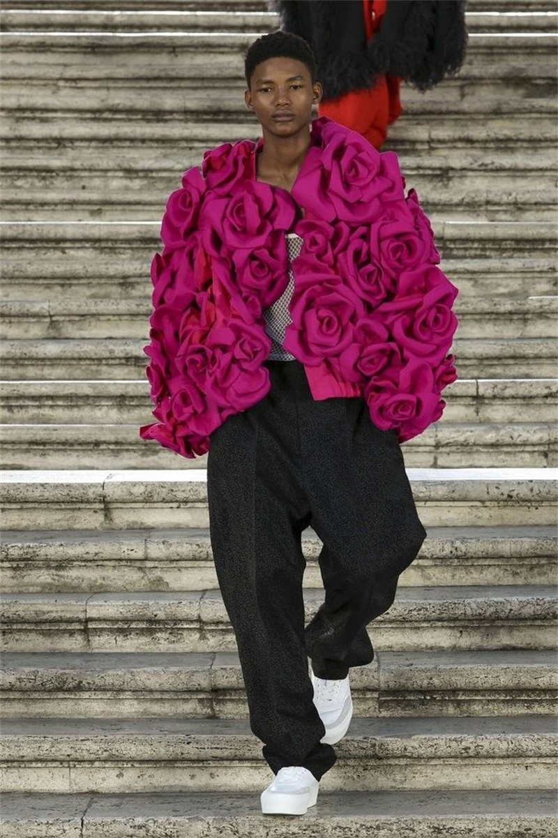 Rose Pink Men Suit Pant Set 2  - Men Formal Wear Pink 评论和价格