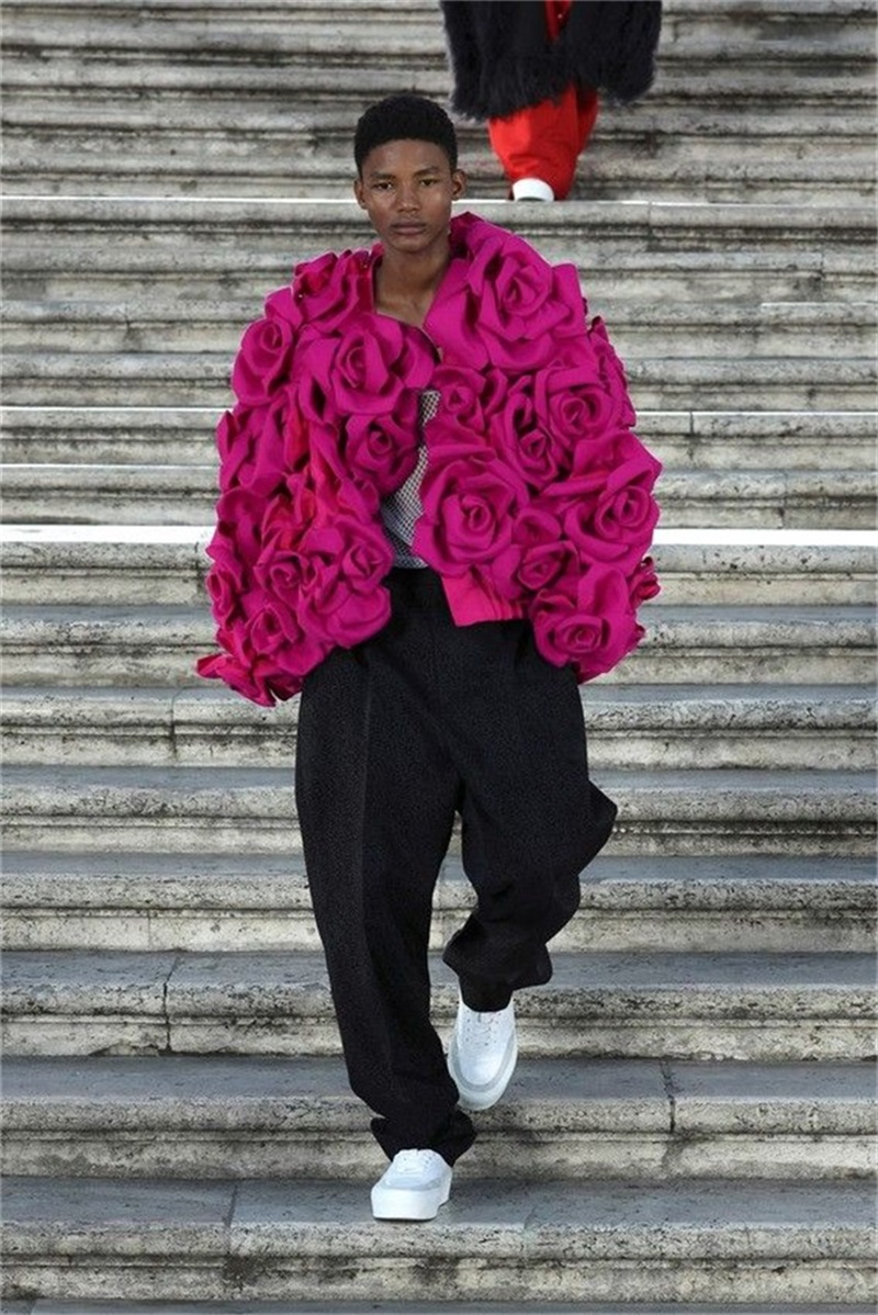 Rose Pink Men Suit Pant Set 2  - Men Formal Wear Pink 评论和价格