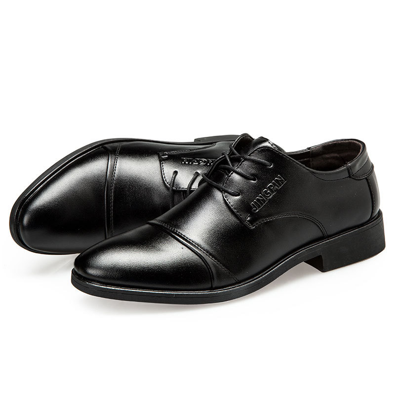 Large-Sized Men's Leather Shoe - Men Formal Party Wear Dress 评论和价格