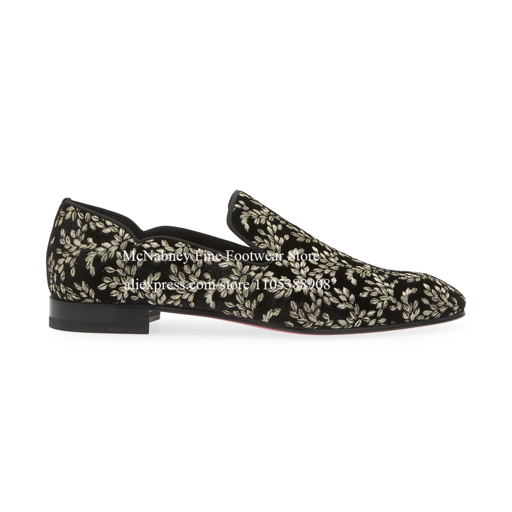 Black Silk Velvet Slip On Loaf - Men'S Formal Evening Wear 评论和价格