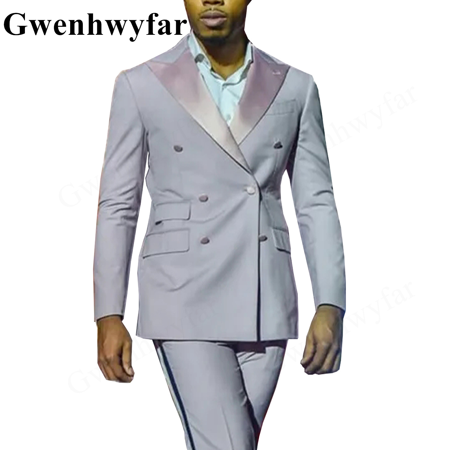 Gwenhwyfar New Light Pink Men' - Men Formal Wear Pink 评论和价格