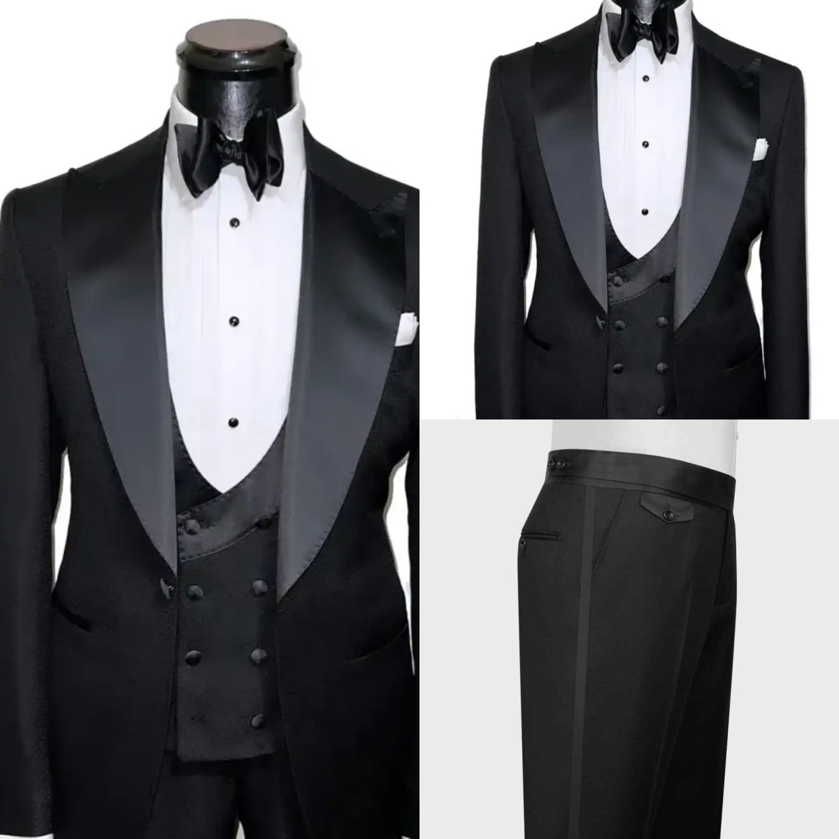 Formal Wedding Tuxedos Peaked  - Men'S Formal Evening Wear 评论和价格