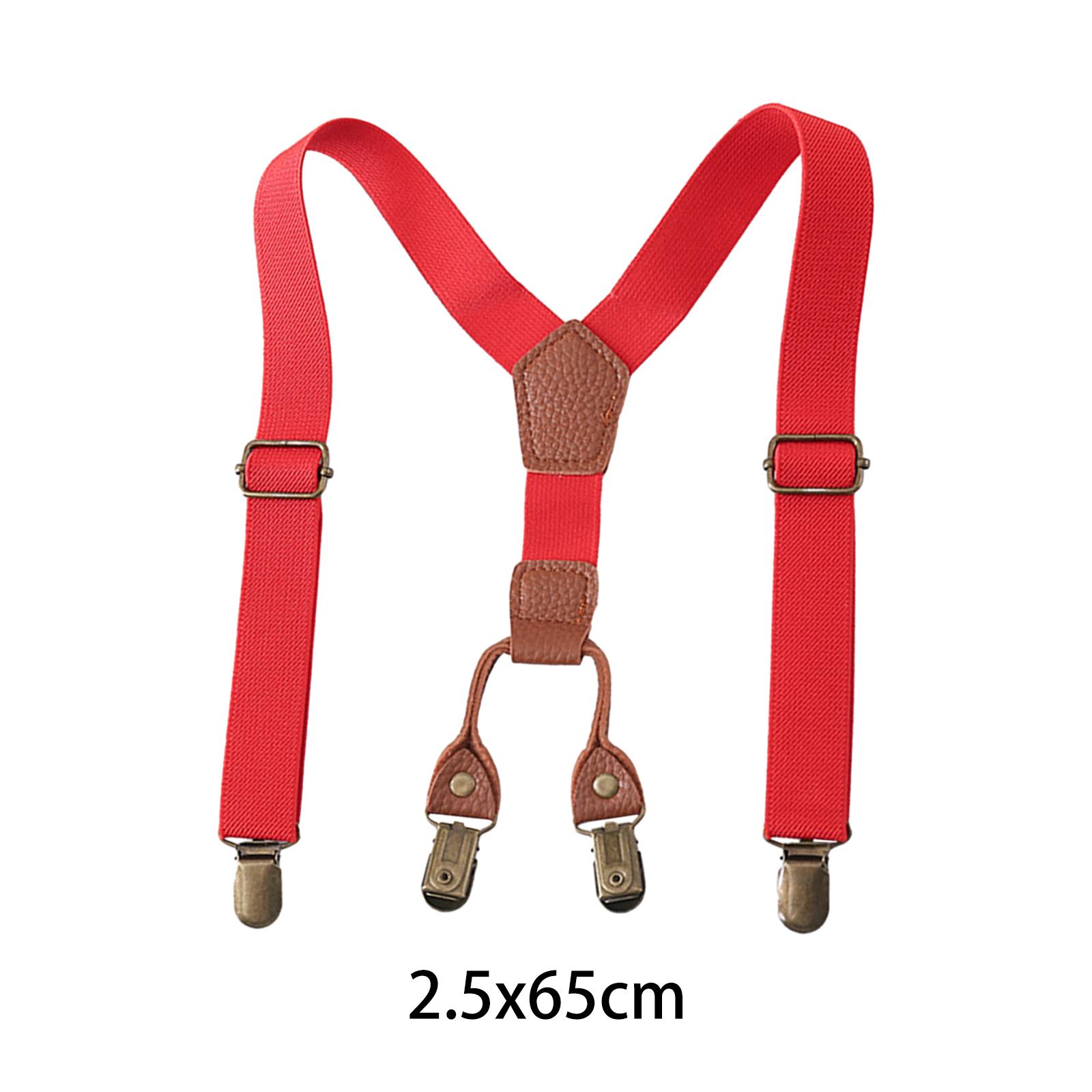 Kids Suspenders Adjustable Str - Suspender Clip Formal 评论和价格