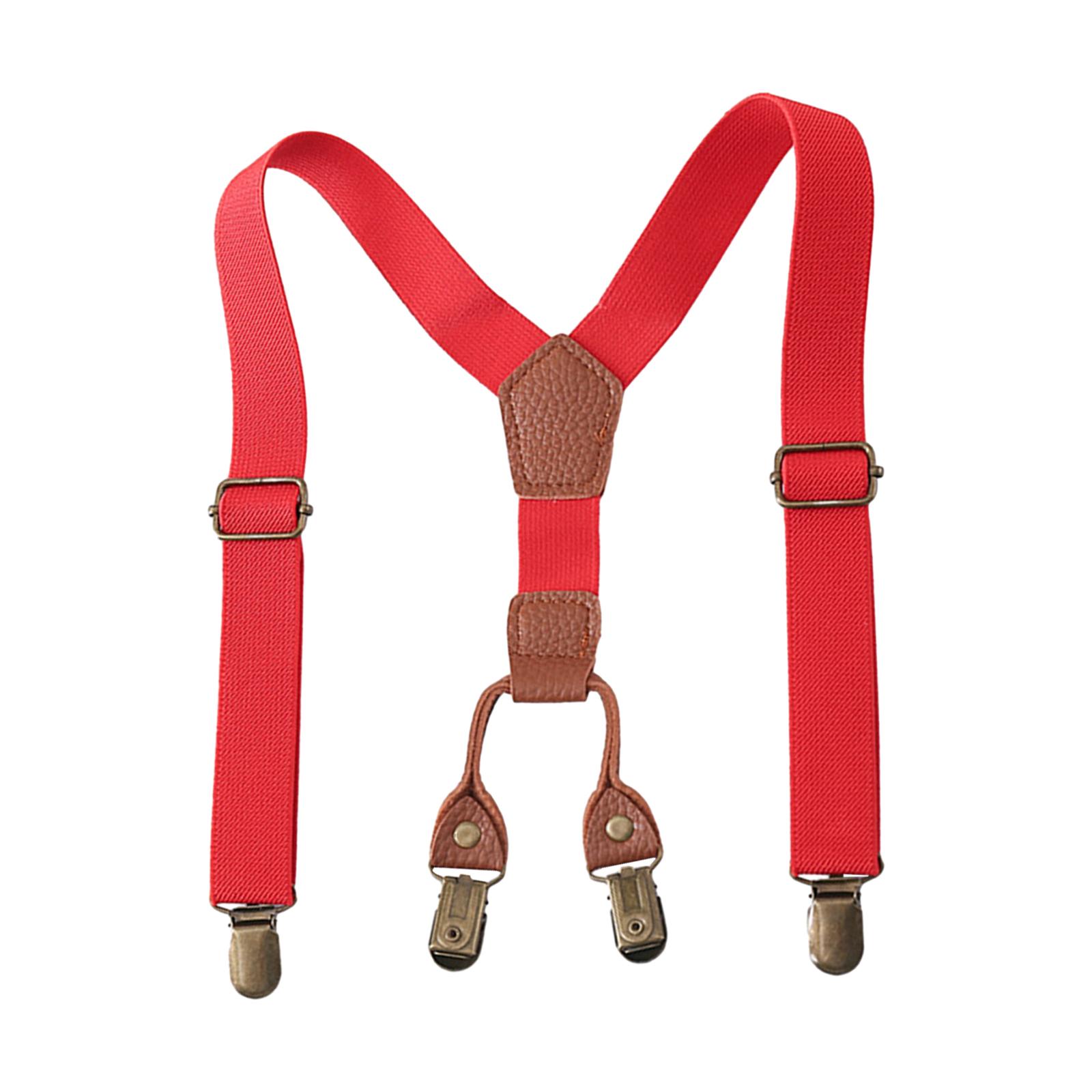 Kids Suspenders Adjustable Str - Suspender Clip Formal 评论和价格