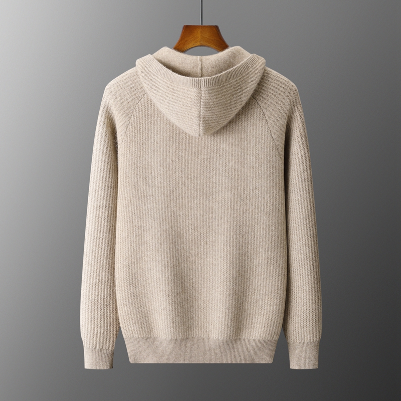 New Men's Thick Zipper Hoodie  - Men Formal Wear Coat 评论和价格
