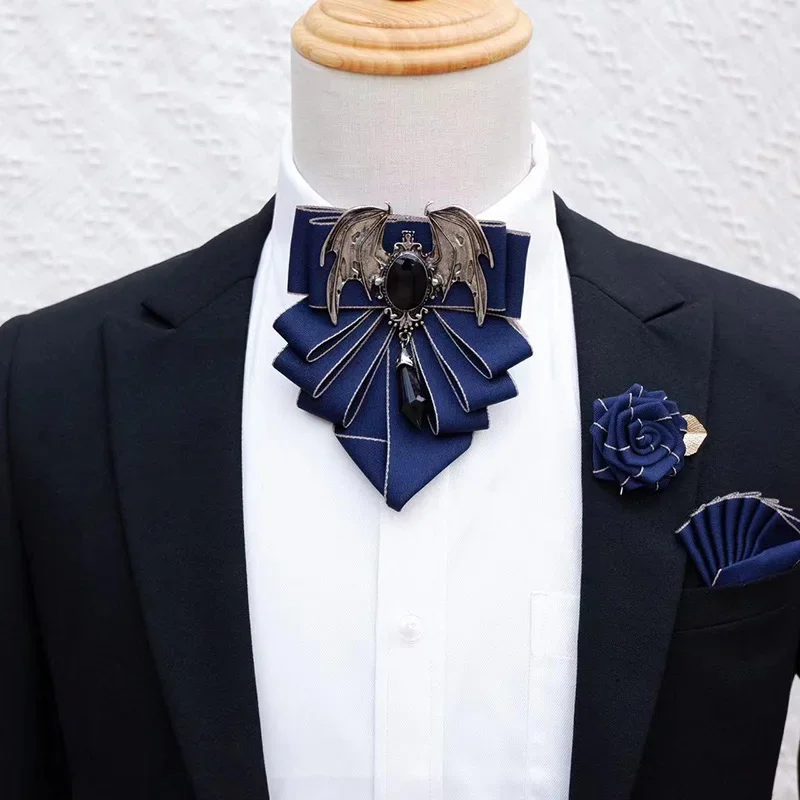 Men's Bow Tie Brooch Set Briti - Men'S Formal Wear Ties 评论和价格