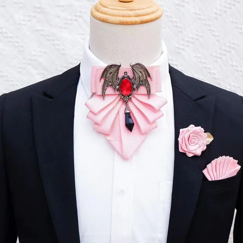 Men's Bow Tie Brooch Set Briti - Men'S Formal Wear Ties 评论和价格