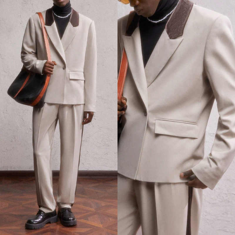 Simplicity Men Suit 2 Pieces J - Men'S Style Formal Wear 评论和价格