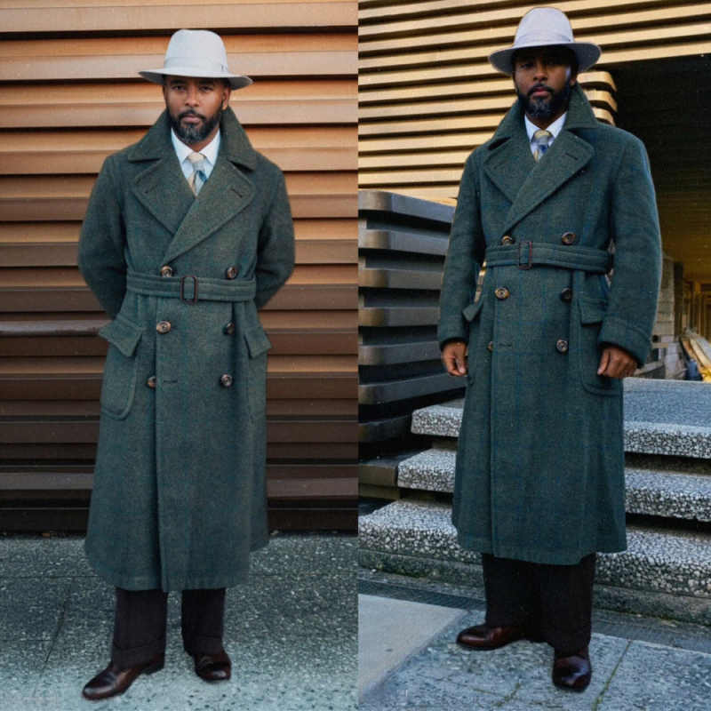 Graceful Men Overcoat 1 Piece  - Men'S Formal Wear No Suit 评论和价格