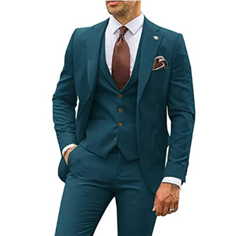 Men's Suit for Wedding 3 Piece - Men Formal Party Wear Dress 评论和价格