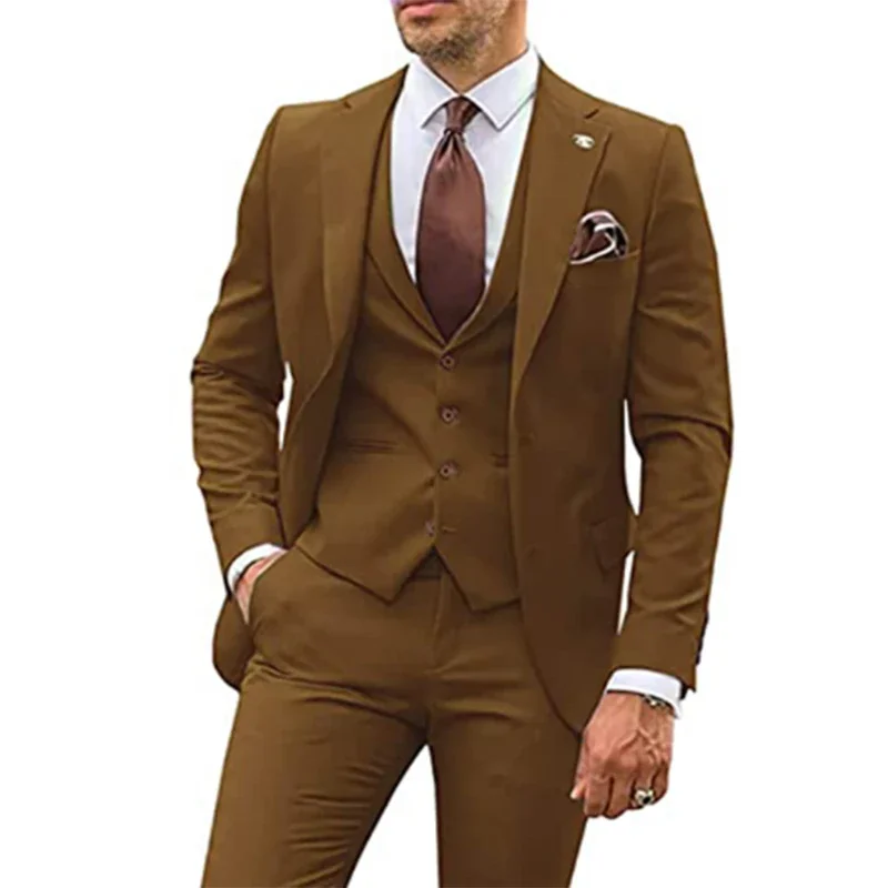 Men's Suit for Wedding 3 Piece - Men Formal Party Wear Dress 评论和价格