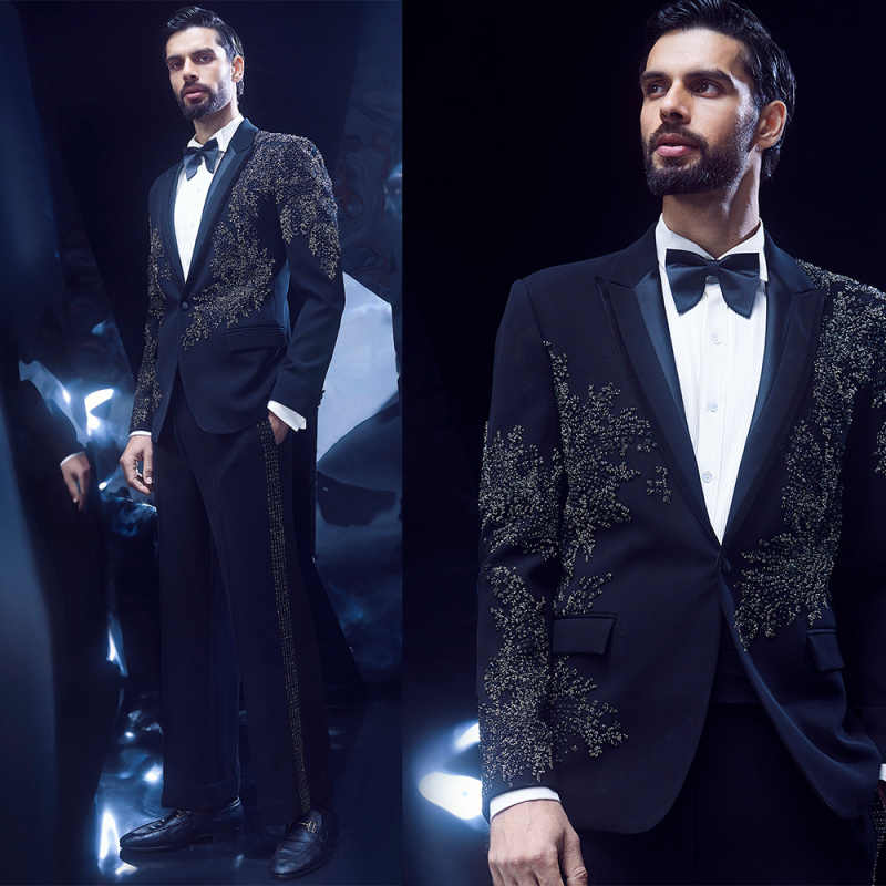 Fashion Wedding Men Suit Beads - Men'S Formal Wear No Suit 评论和价格