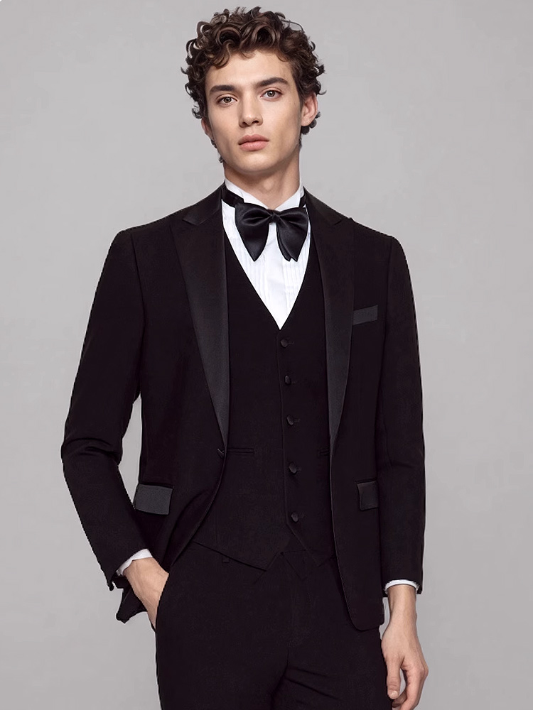 Mens Suits Set Luxury Black Fo - Men Formal Wear For Dinner 评论和价格