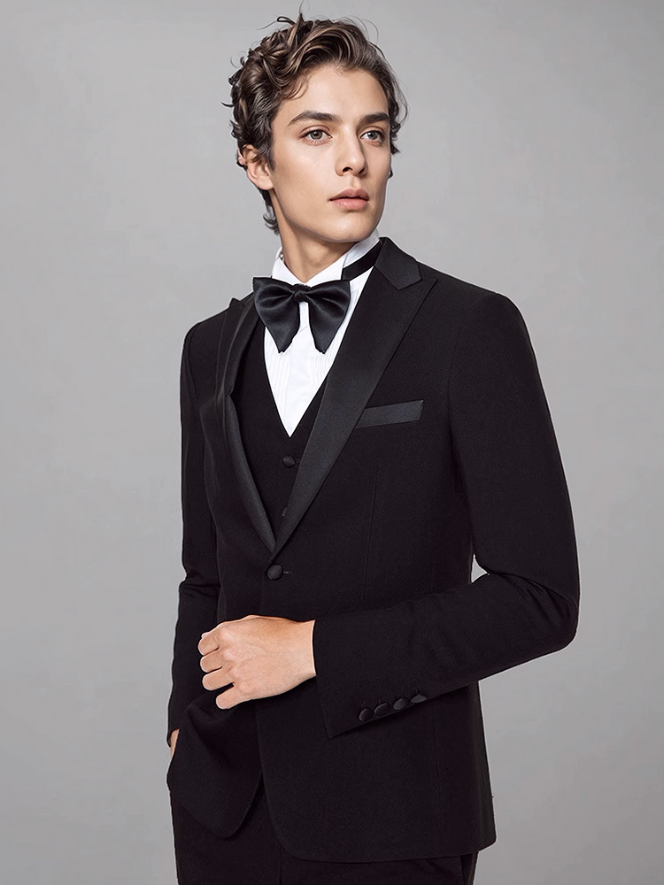 Mens Suits Set Luxury Black Fo - Men Formal Wear For Dinner 评论和价格