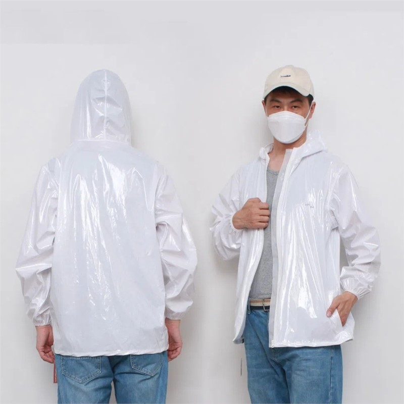 Waterproof Men Women Hooded Lo - Men Formal Wear Coat 评论和价格