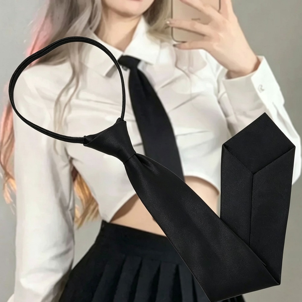 Unisex Matte Black Clip‑On Nec - Men'S Formal Wear For Funeral 评论和价格